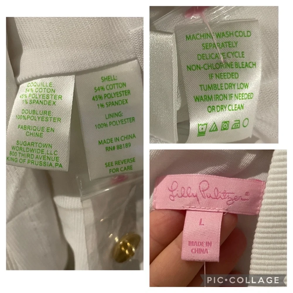 Lilly Pulitzer Charlena White Shift Dress - Picture 3 of 4